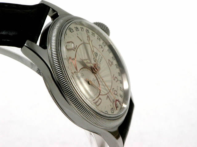 オリス ポインターデイト スモールセコンド 33m 640 7462 USED Oris