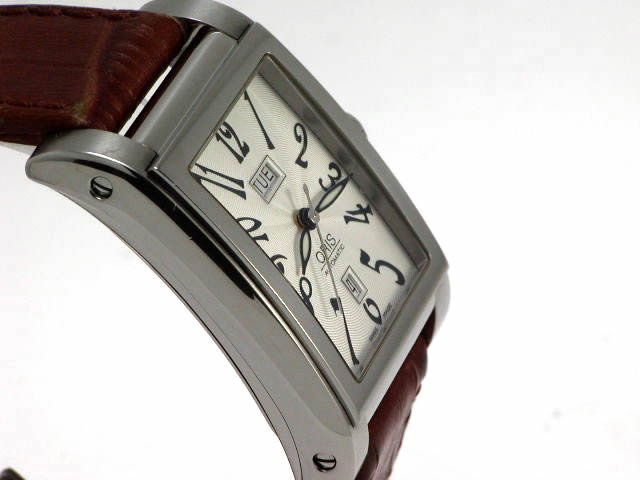 オリスレクタンギュラー デイデイト 585 7525 40 61D USED Oris