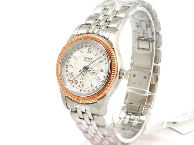 絶盤 オリス クラシック ラディアス PGベゼル32mm SSブレス