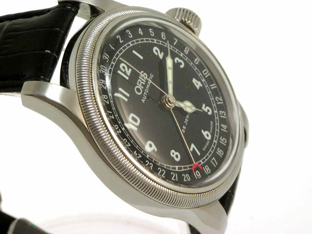 オリス ビッグクラウン ポインターデイト φ40mm 654 7543 40 64F USED