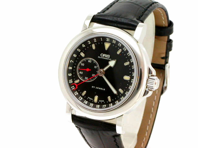 絶盤 オリス クラシック スポーティ 36mm ブラックダイヤル 644 7467 40 54F