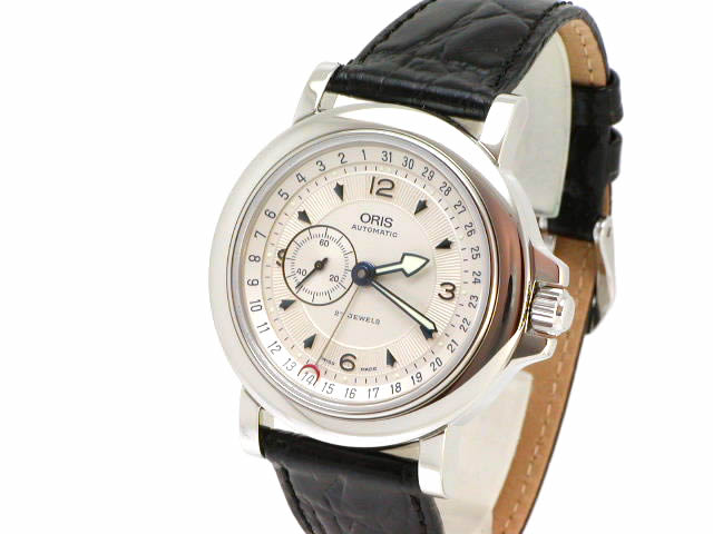 絶盤 オリス クラシック モダーン スモールセコンド38mm シルバー