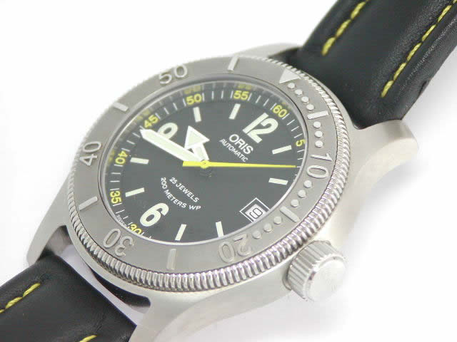 絶盤！オリス ビッグクラウン ダイバー 200m オートマティック 7502Oris