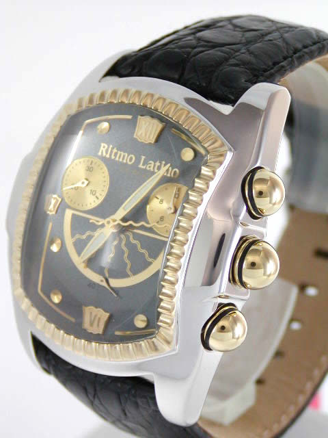 リトモラティーノ ソーレ クワトロ クロノグラフ グレー QCSL10GS-MB　Ritmo latino