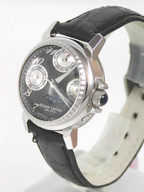 リトモラティーノ ルーナ ムーンフェイズ ブラック DMLB30SS　Ritmo latino