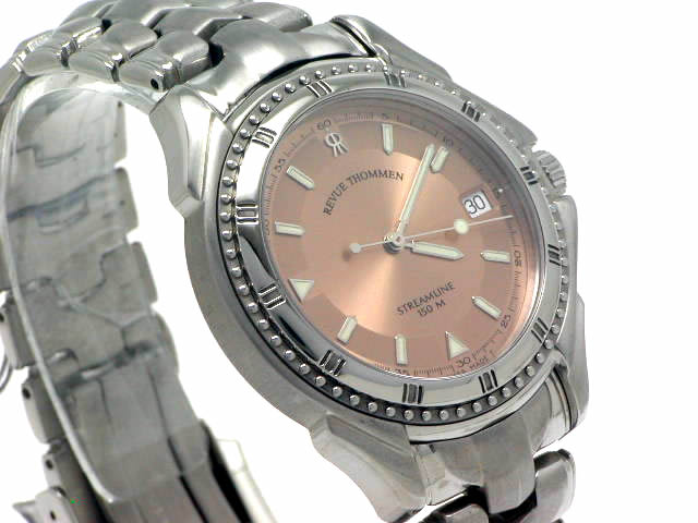 レビュートーメン ストリームライン 37mm 6510005CP/M クオーツ 未使用　