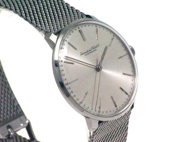 インターナショナル Cal.402手巻 OH済  純正メッシュブレス 1960年代