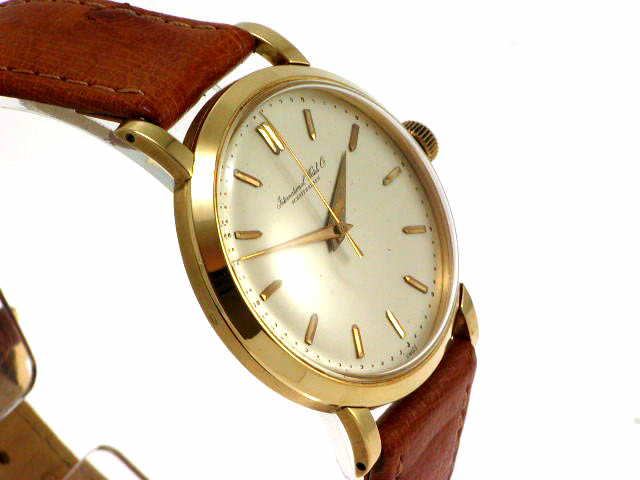 IWC 18KYG ラウンド  Cal.89 手巻 1960年代　