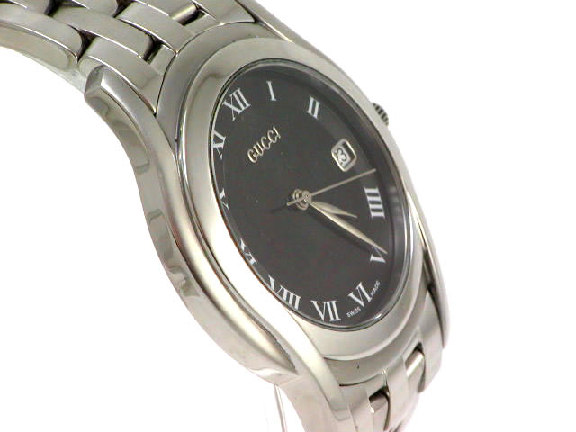 グッチ 5500M メンズサイズ クオーツ USED　Gucci