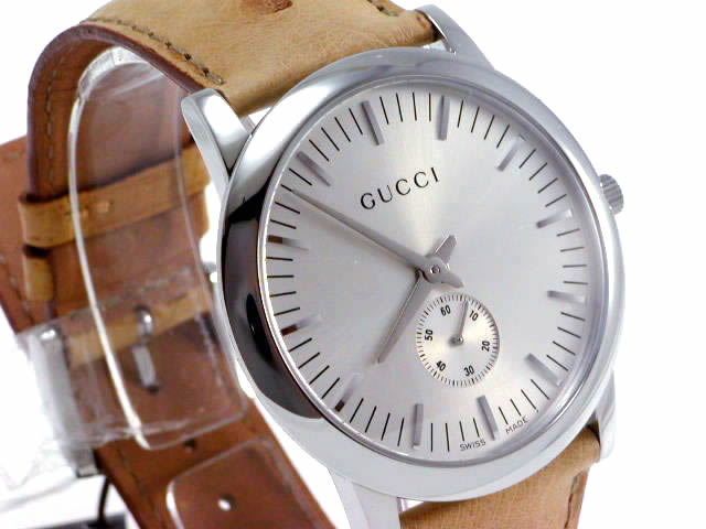 グッチ GQ5600M 手巻き ゴールドカーフベルト メンズサイズ 新品