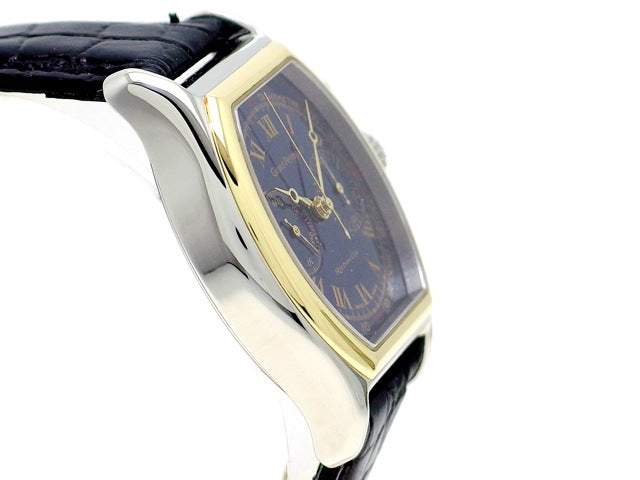 ジラールペルゴ リシュビル クロノグラフ YG/SS Ref.2710 手巻 OH済 USED