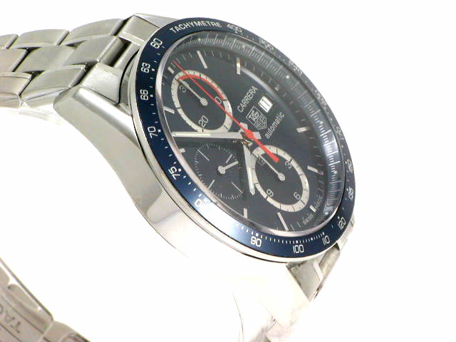 タグホイヤー カレラ クロノブラフ 自動巻 CV2015 BA0786 USED　