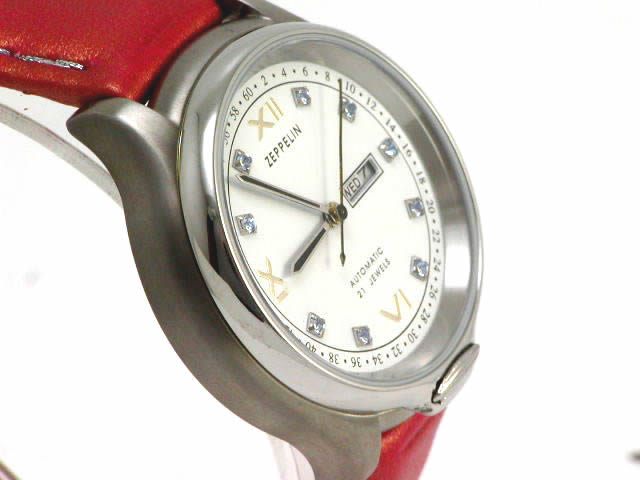 ツェッペリン LZ127 Liberty リバティ オートマチック チタン 35mm 7455-1 腕時計 新品 Zeppelin