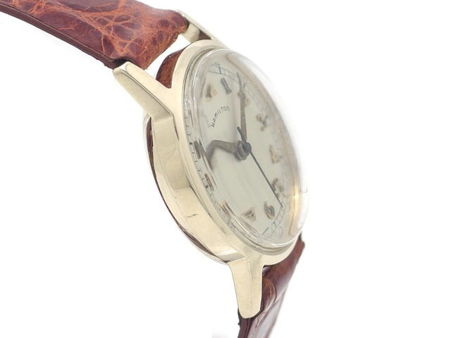 ハミルトン 14K Cal.987S 17石手巻 OH済 1940年代