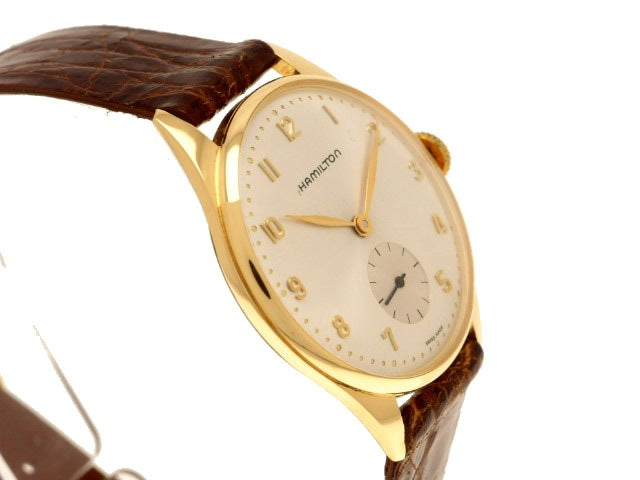 ハミルトン 18K無垢 Ref.109040 Cal.7001 手巻 OH済 1990年代