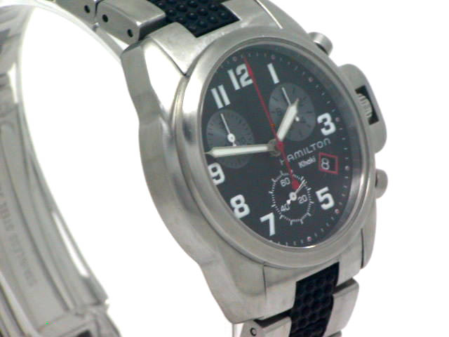 ハミルトン カーキ 6303 クロノグラフ クオーツ 34mm USED