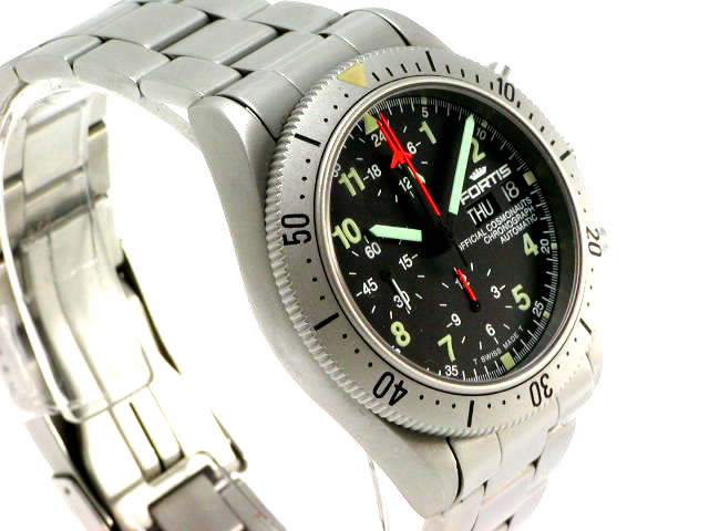 フォルティス コスモノート クロノグラフ デイ・デイト 605 22 11M USED