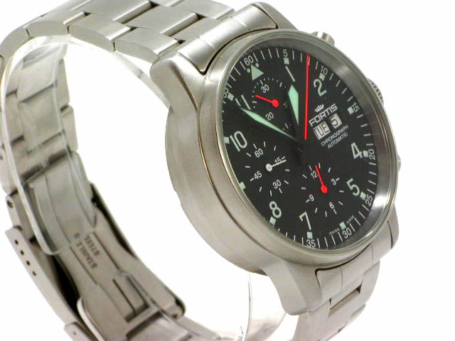 フォルティス フリーガー・クラシック クロノグラフ 597 11 11M USED