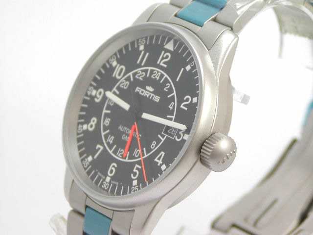 フォルティス パイロット GMT　596 2211M　　新品 Fortis