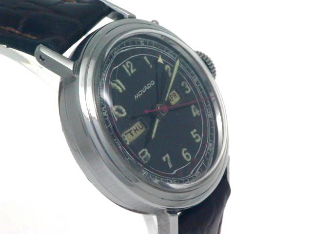 モバード Ref.14819 トリプルカレンダー 手巻 OH済 1950年代　
