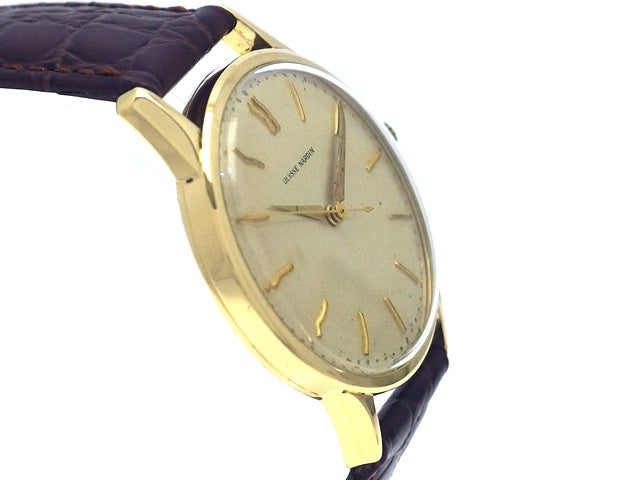 ユリスナルダン 18K 17石 手巻 OH済 1950年代
