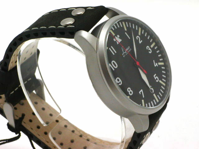 ラコ 手巻き 42mm 851189　新品 Laco