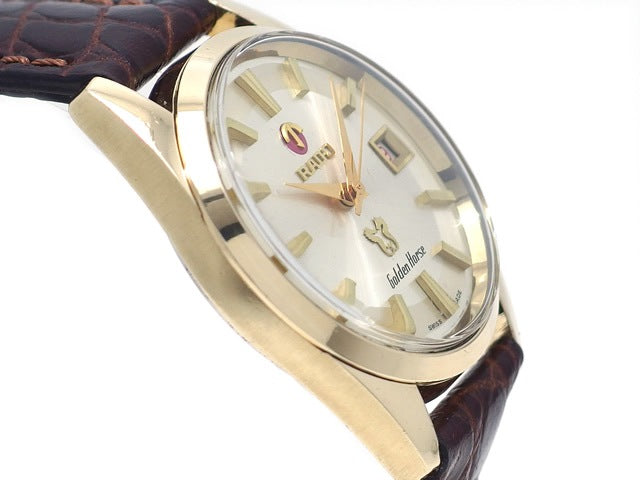ラドー ゴールデンホース 復刻版 623.3001.2 GP 25石自動巻 OH済 USED