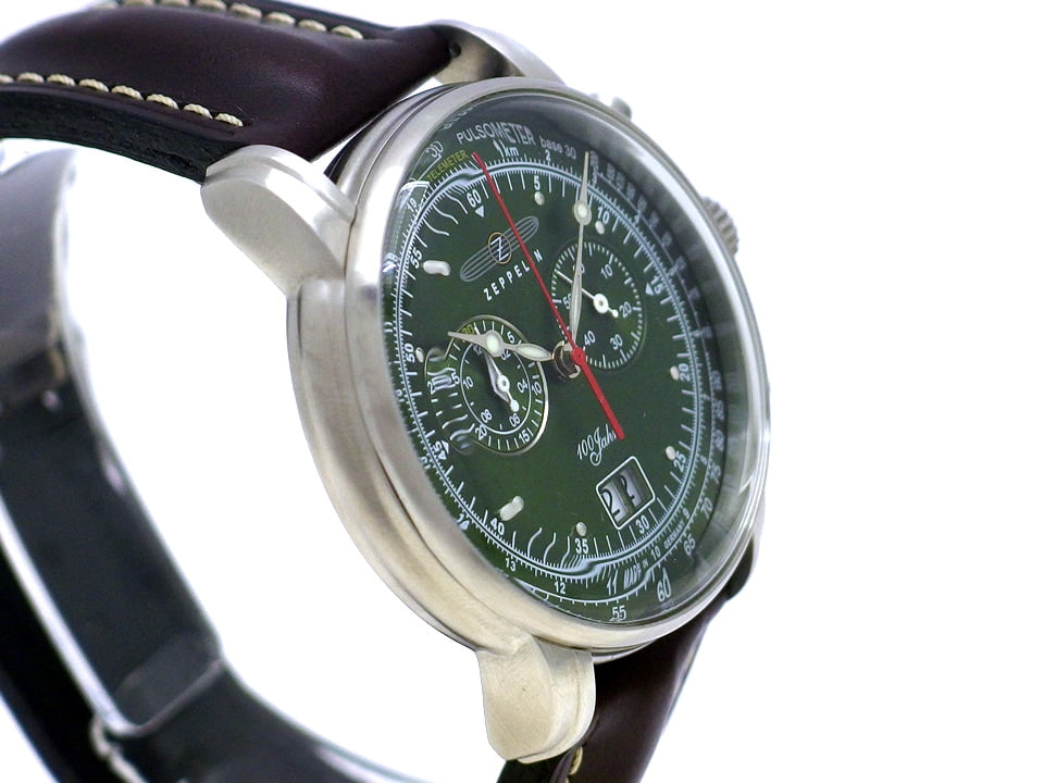 ツェッペリン 7690-4 『ZEPPELIN号100周年記念モデル』 クオーツ 限定カラー USED　Zeppelin Transatrantic