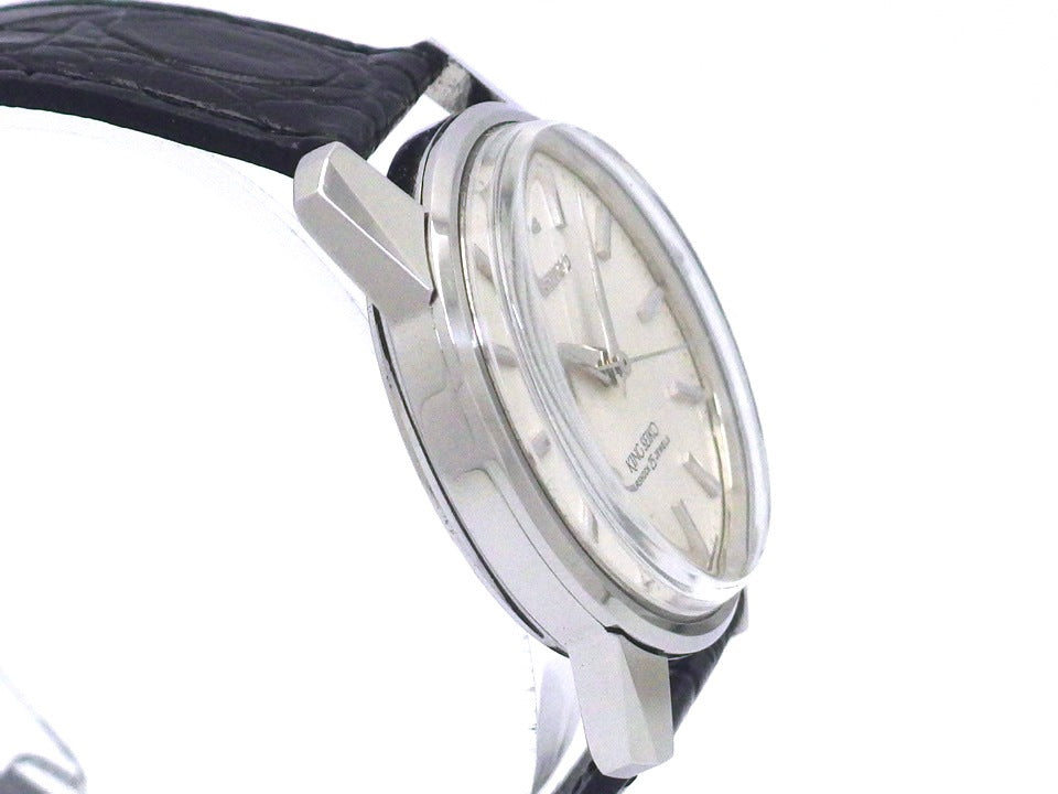 キングセイコー セカンドモデル 44-9990 初期型 盾メダリオン 手巻 OH済 昭和41年製 Seiko
