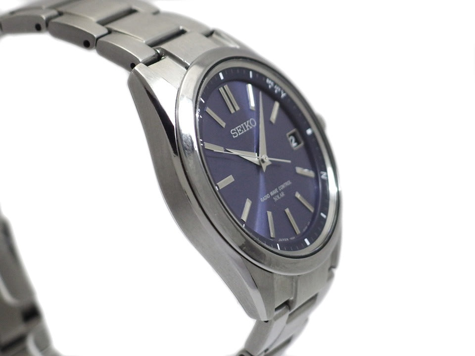 セイコー ブライツ SAGZ081 チタンモデル 電波ソーラー 現行モデル USED Seiko