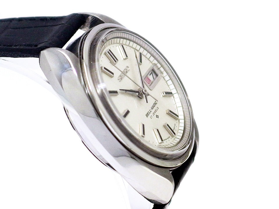 セイコー ベルマチック デイデイト 4006-7000 シルバー文字盤 自動巻 OH済 昭和42年製 Seiko