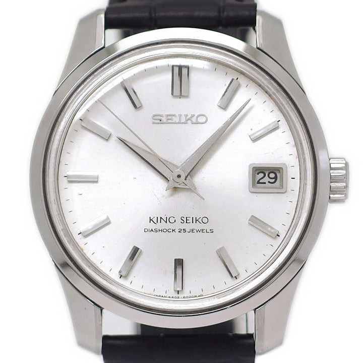 キングセイコー 4402-8000 前期型 盾メダリオン 手巻 OH済 昭和40年製 Seiko