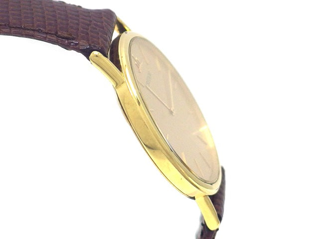 セイコー クレドール 5A74-0030 18Kケース 純正18K尾錠 クオーツ USED Seiko