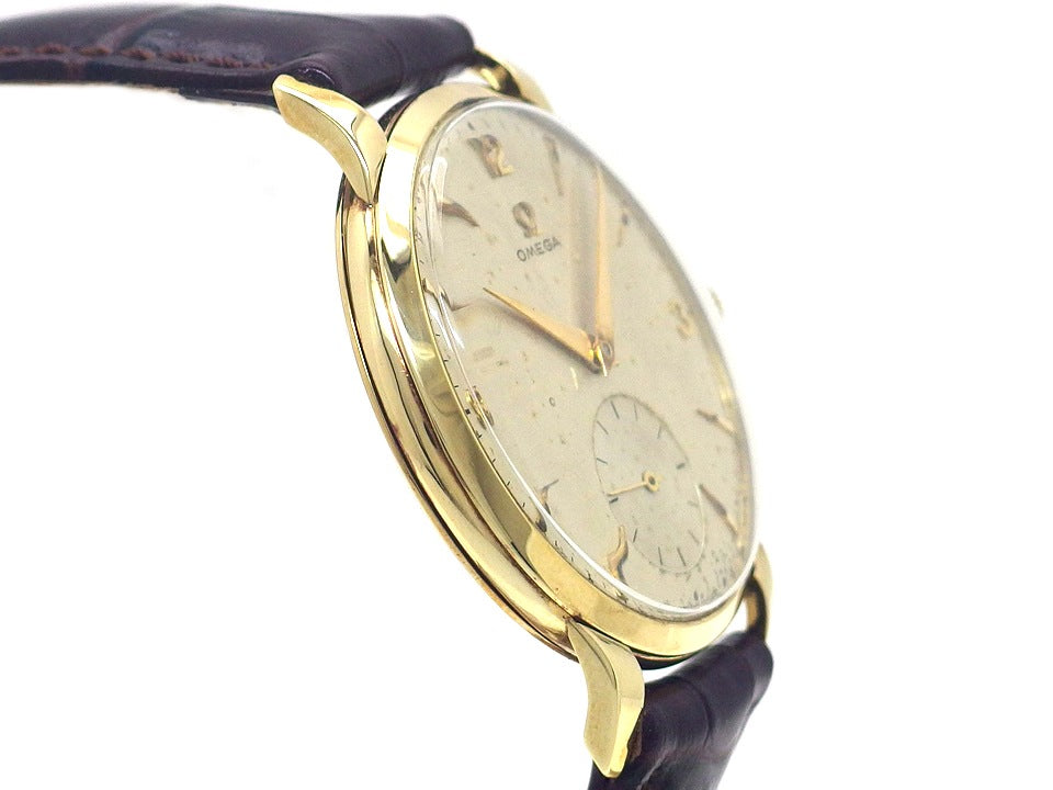 オメガ 14K 30mmキャリバー Ref.2685 17石 Cal.266 手巻 OH済 1956年製 Omega