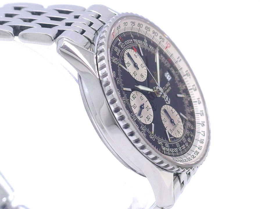 ブライトリング オールドナビタイマー A13022 黒文字盤 自動巻 OH済 1995年～2002年 USED　Breitling