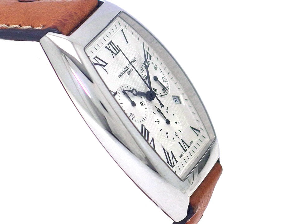 フレデリックコンスタント クロノグラフ FC-292M4T26OS トノー型ケース クオーツ USED 　Frederique Constant
