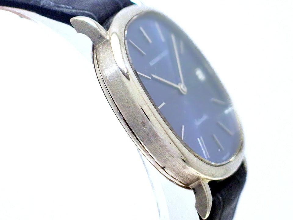 オーデマピゲ 18金無垢ホワイトゴールド ブルーダイヤル Cal.2121 36石 自動巻 OH済 1967年頃 Audemars Piguet
