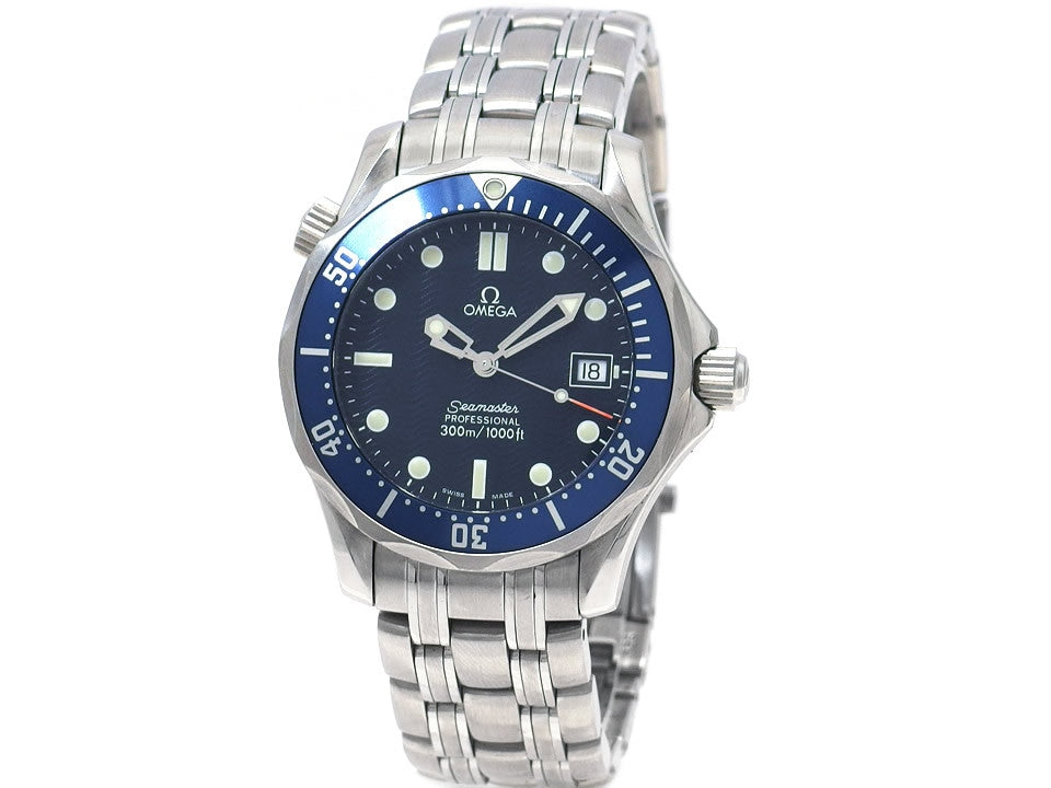 オメガ シーマスター プロフェッショナル 300m ミドルサイズ 36mm 2561.80 青 クオーツ 1999年製 USED Omega