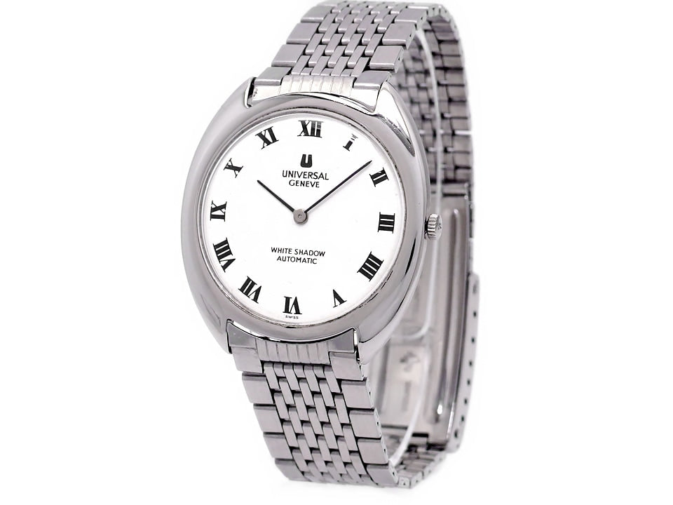 Universal Genève White Shadow Ref. 866101 Gay Frères Bracelet Cal. 2-66 Automatic Overhauled 1970s