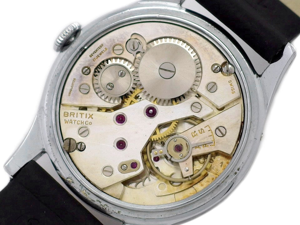 RUKO Ref. 180-C Swiss-made Triple Calendar 17 Jewels Venus 203 Hand-wound Overhauled 1950s