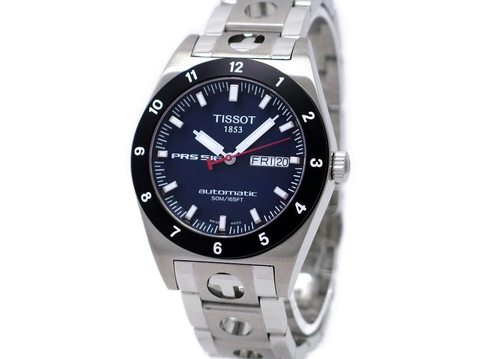 ティソ PRS516 デイデイト T91.1.483.41 ネイビー文字盤 自動巻 2005年購入 USED　TISSOT