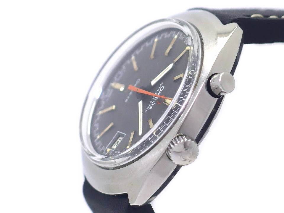 オメガ クロノストップ 横向き文字盤 Ref.146.010 Cal.920 手巻 OH済 1969年頃