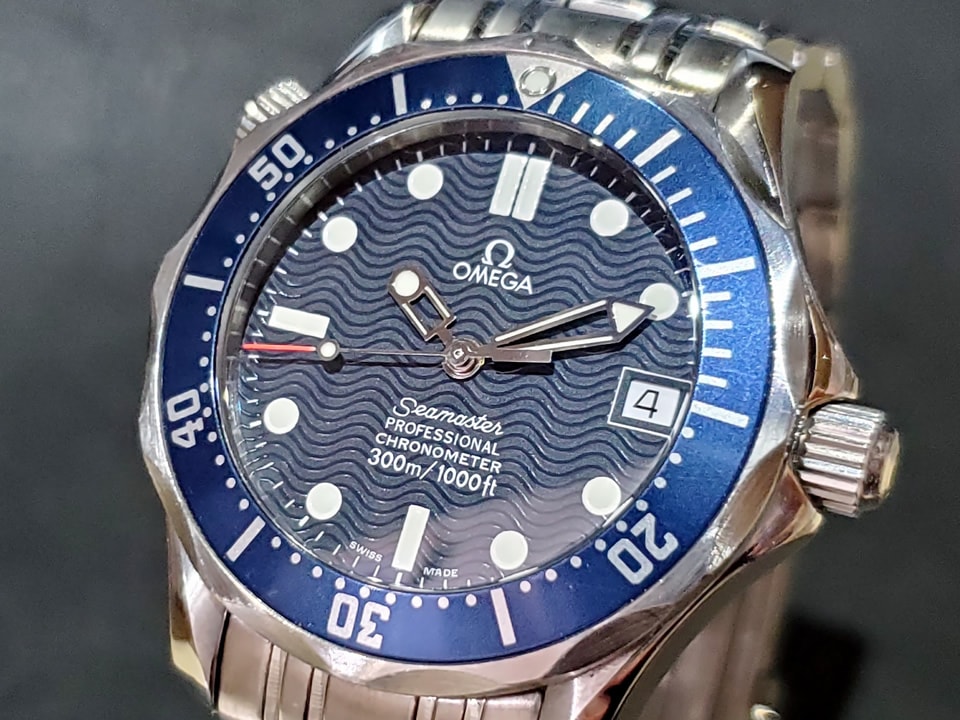 オメガ シーマスター プロフェッショナル 300m クロノメーター 168.1622 ミドルサイズ 36mm Cal.1120 自動巻 2000年頃 OH済 USED