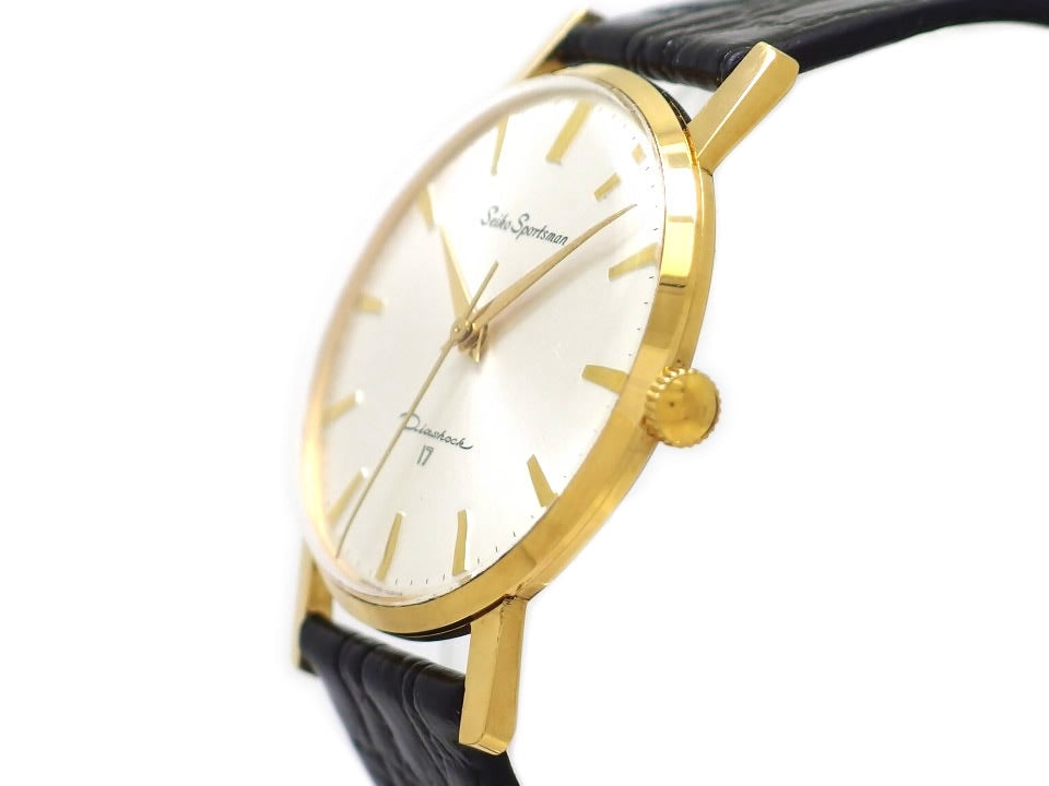 セイコー スポーツマン17 Ref.661990 金メッキ Cal.66A 17石 手巻 OH済 昭和40年/1965年製 Seiko