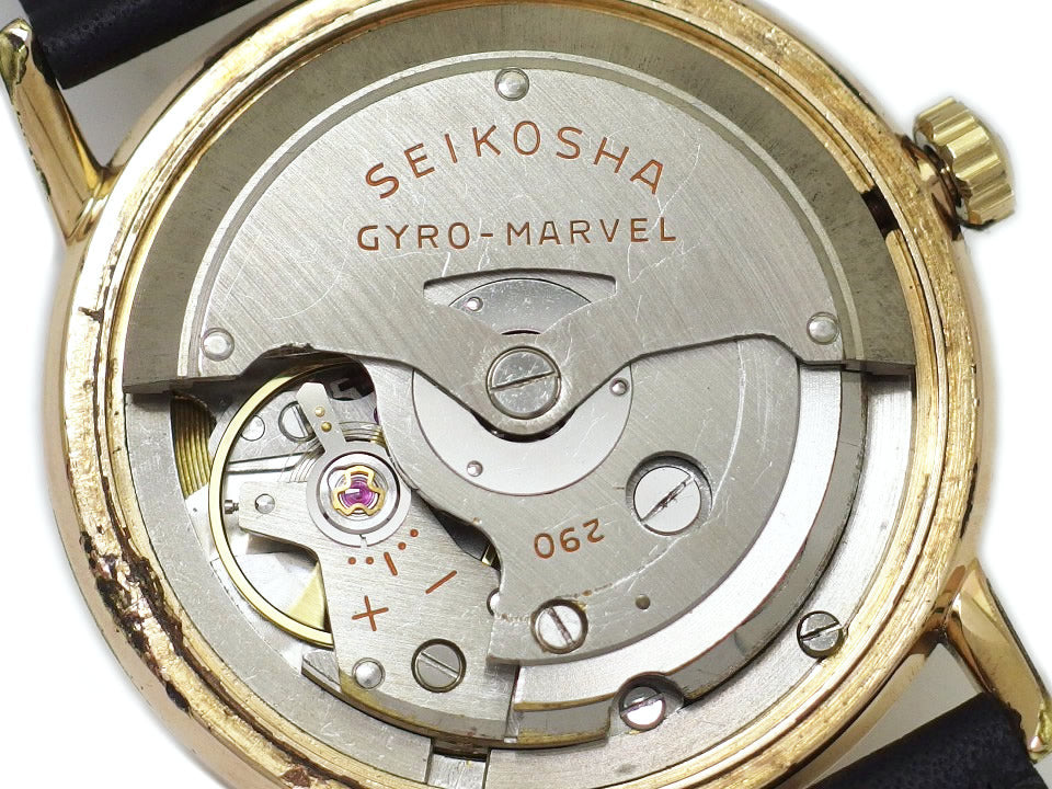 セイコー ジャイロマーベル J14051 金メッキ Cal.290 自動巻 OH済 昭和35年/1960年製