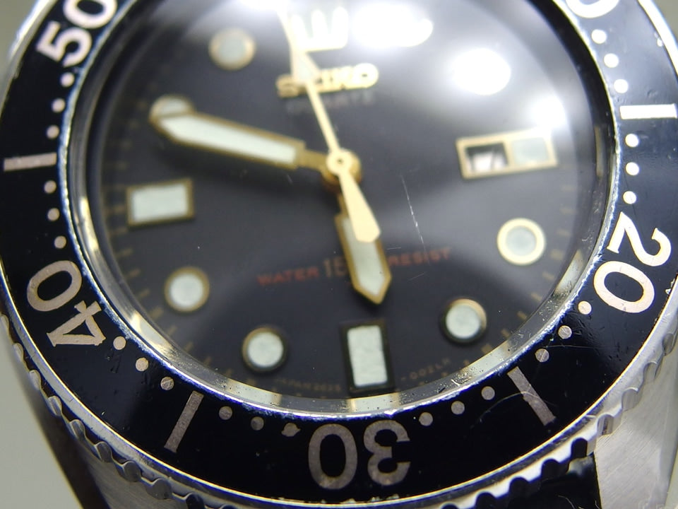 セイコー ダイバー 150m レディース 2625-0010 黒文字盤 クオーツ 昭和57年/1982年製 USED Seiko