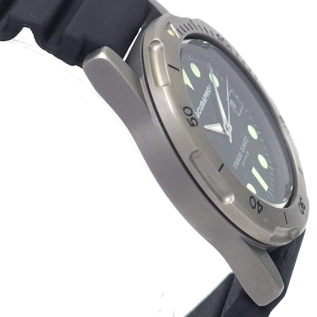 スキューバプロ N0876 39mm チタニウムケース 日本製 クオーツ USED SCUBAPRO