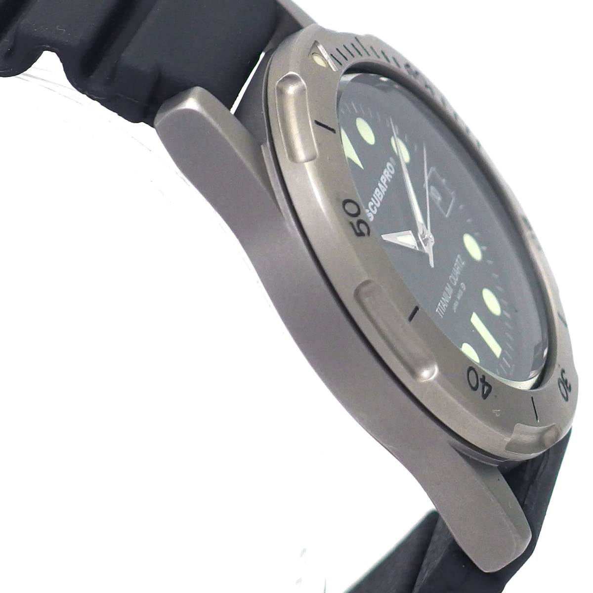スキューバプロ N0876 39mm チタニウムケース 日本製 クオーツ USED SCUBAPRO