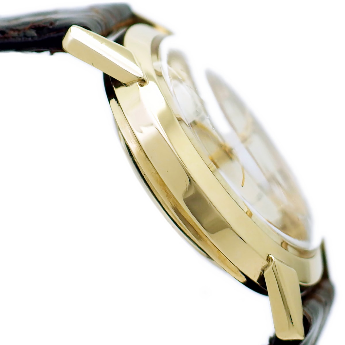 Ulysse Nardin Automatic Chronometer, 14K solid gold, 17 jewels, self-winding, serviced, 1950s