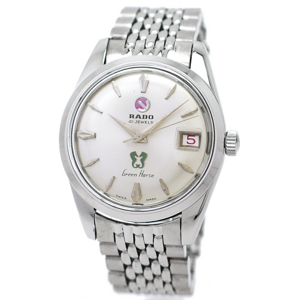 ラドー グリーンホース 41石 Ref.11657 純正ブレス Cal.1789 自動巻 OH済 1970年代 Rado